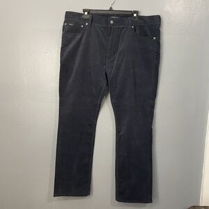 Polo Ralph Lauren Corduroy Pants Mens 38x30‎ Blue Slim Straight Leg Fit Chino